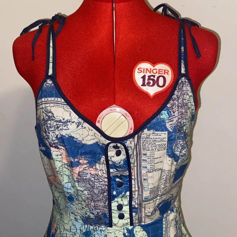 ModCloth Map Dress - Picture 2 of 6